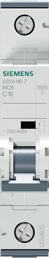 Automat Siemens 5SY41167, C16A, 1P, 230/400V, 10kA