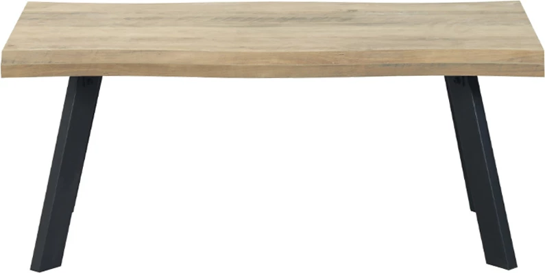 Tavolinë kafeje Brick-Urban, ngjyrë natyrale/zezë, 110x60x45cm