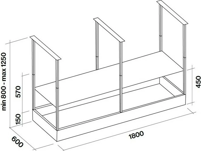 Aspirator FALMEC Spazio, 180 cm, i zi
