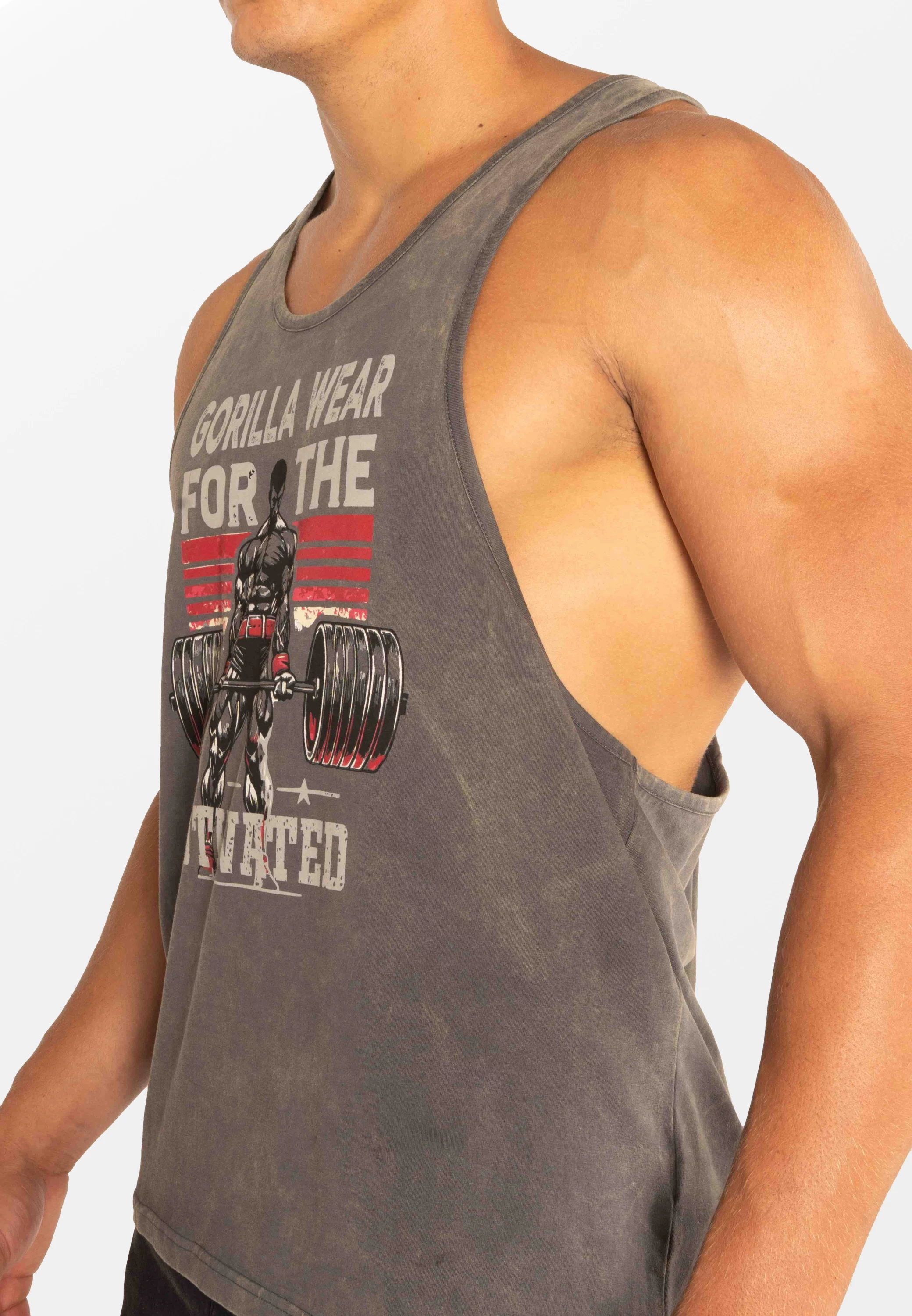 Maicë fitnesi për meshkuj Churchill - Washed Gray