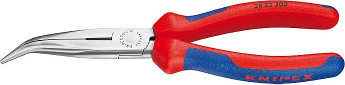 Pincerë Knipex 26 22 200, 200mm, çelik, dorezë kuqe/blu