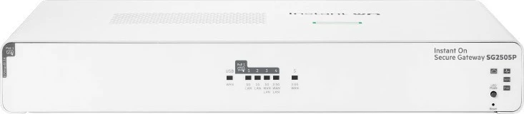 Switch HPE Instant On Secure Gateway SG2505P, i menaxhuar, 4 porta PoE, i bardhë