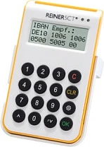 Lexues kartele REINER SCT cyberJack one, USB 2.0, ekran LCD, tastierë, bardhë/verdhë
