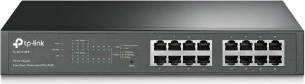Switch TP-LINK TL-SG1016PE 16-port Gigabit me 8-port PoE+ 150W i zi