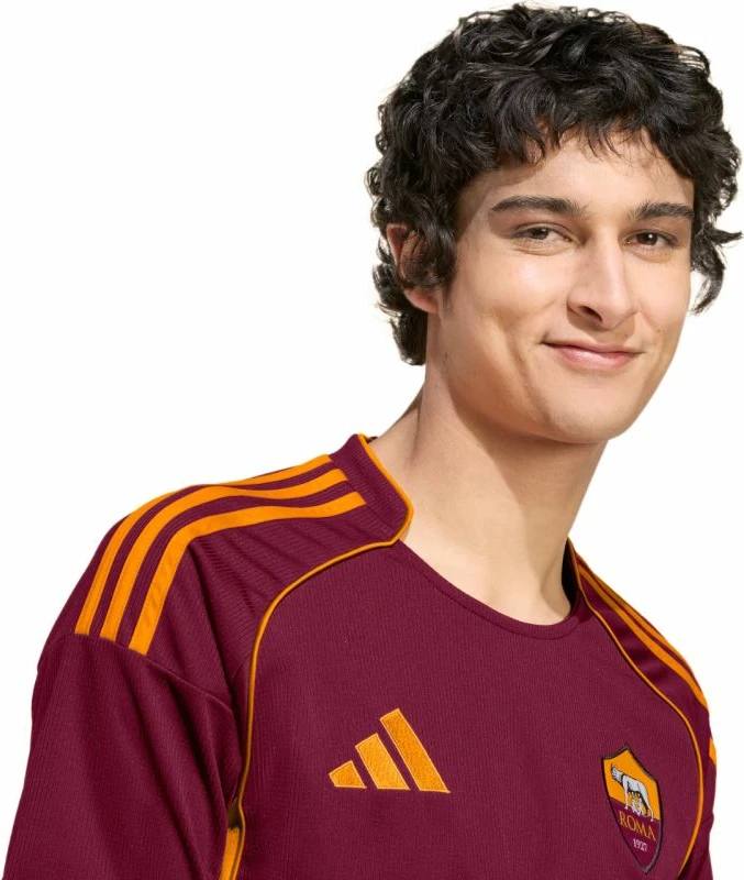 Fanellë futbolli për meshkuj adidas AS Roma, e kuqe e errët