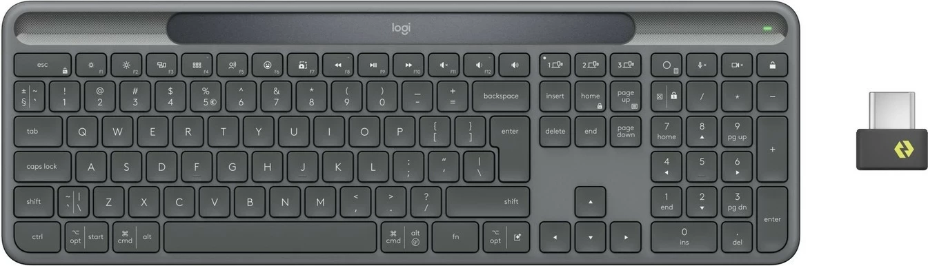 Tastierë Logitech Signature Slim Solar+ grafit