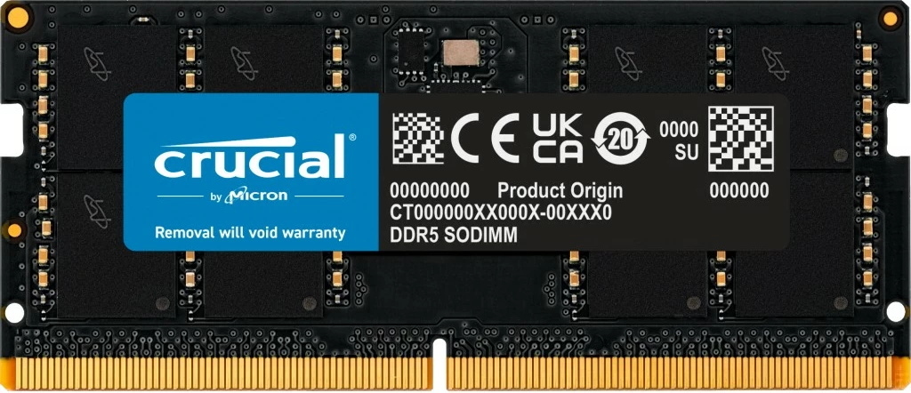 RAM Memorje Crucial DDR5-5600 64GB SODIMM CL46