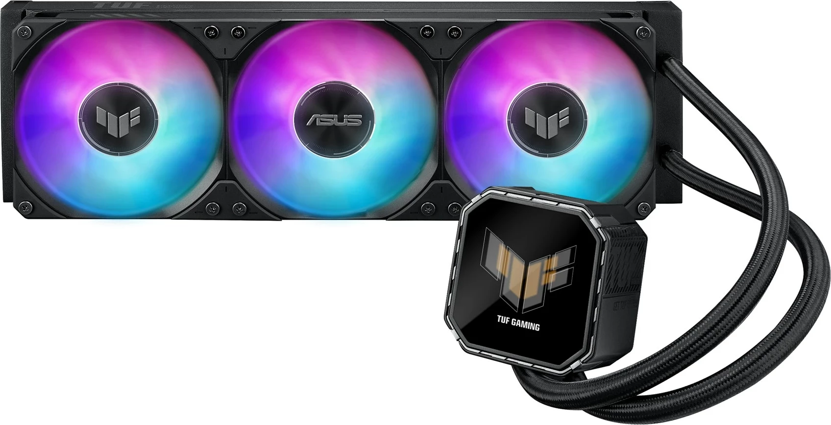 Ftohës uji all-in-one ASUS TUF Gaming LC III 360 ARGB LCD, 3x12 cm, i zi