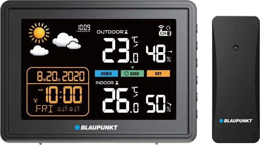 Stacioni i Motit Blaupunkt WS30BK, me ekran LCD dhe ngjyrë të zezë