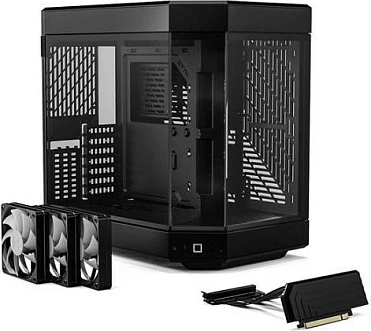 Kasë HYTE Y60, Midi Tower, Tempered Glass, ATX/EATX/ITX, e zezë