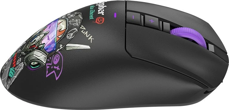 Maus A4-Tech Bloody R73 ULTRA DUO Cypher Ghost, wireless, RGB, i zi