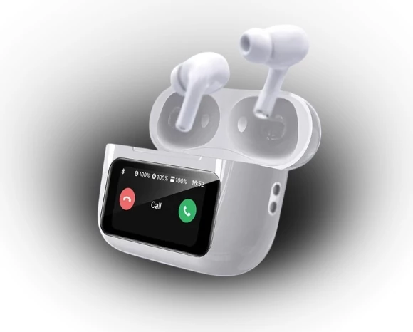Kufje Bluetooth me ANC dhe Ekran me Prekje – A9 Pro