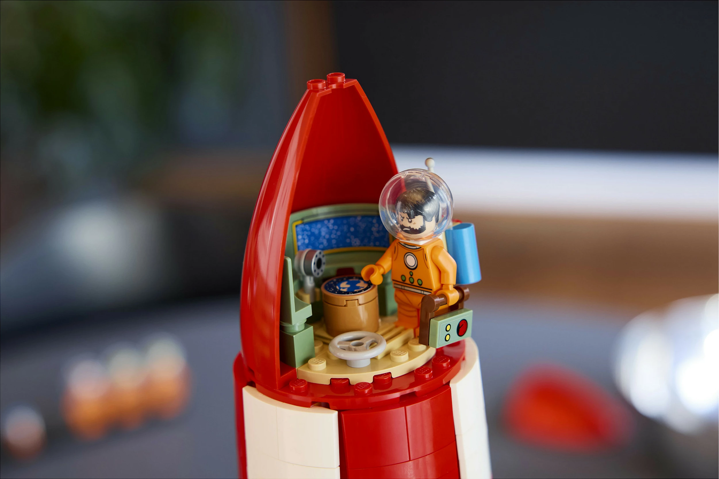 Set ndërtimi LEGO Ideas 21367 Tintin Moon Rocket, 1283 pjesë, 18+, multikolor