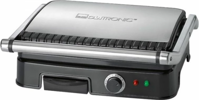 Grill elektrik Clatronic KG 3487, inox, palueshëm