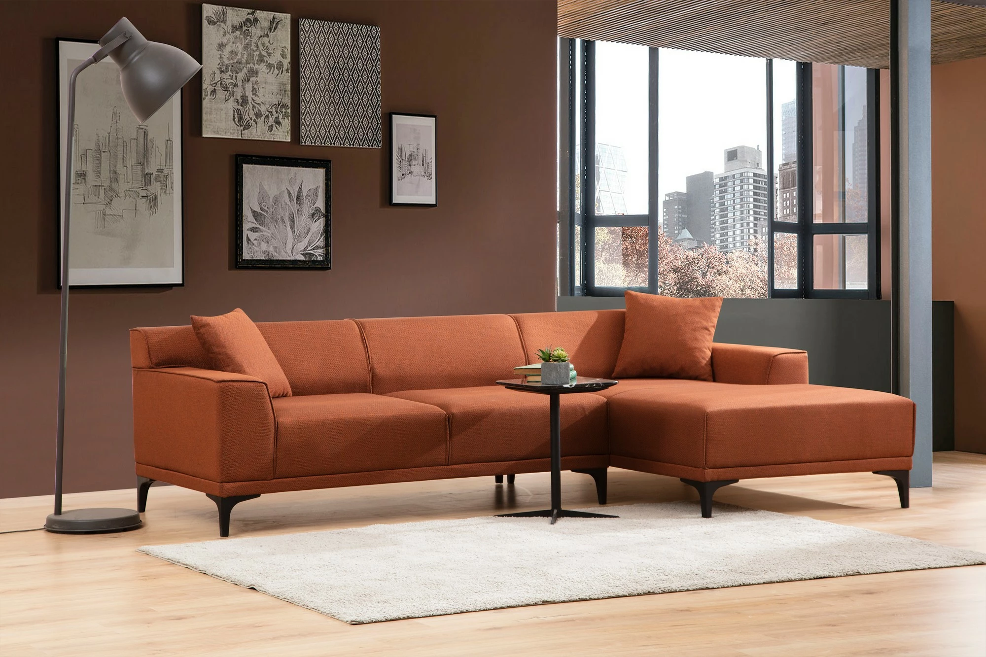Këndare Petra R, portokalli, Atelier del Sofa