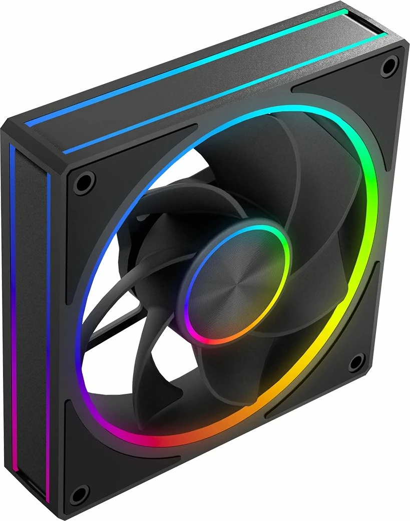 Ventilator kasë Modecom Volcano Loop 120 ARGB Reverse 120 mm 4-pin PWM, i zi