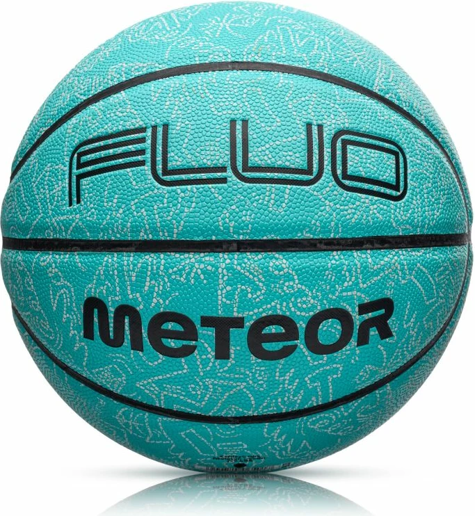 Top basketbolli Meteor Fluo për të gjithë, jeshil