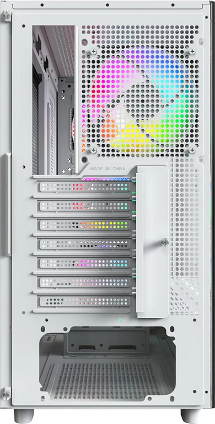 Kasë Montech XR Wood, Midi Tower, ATX/micro ATX/Mini-ITX, ARGB PWM, dru arre, e bardhë
