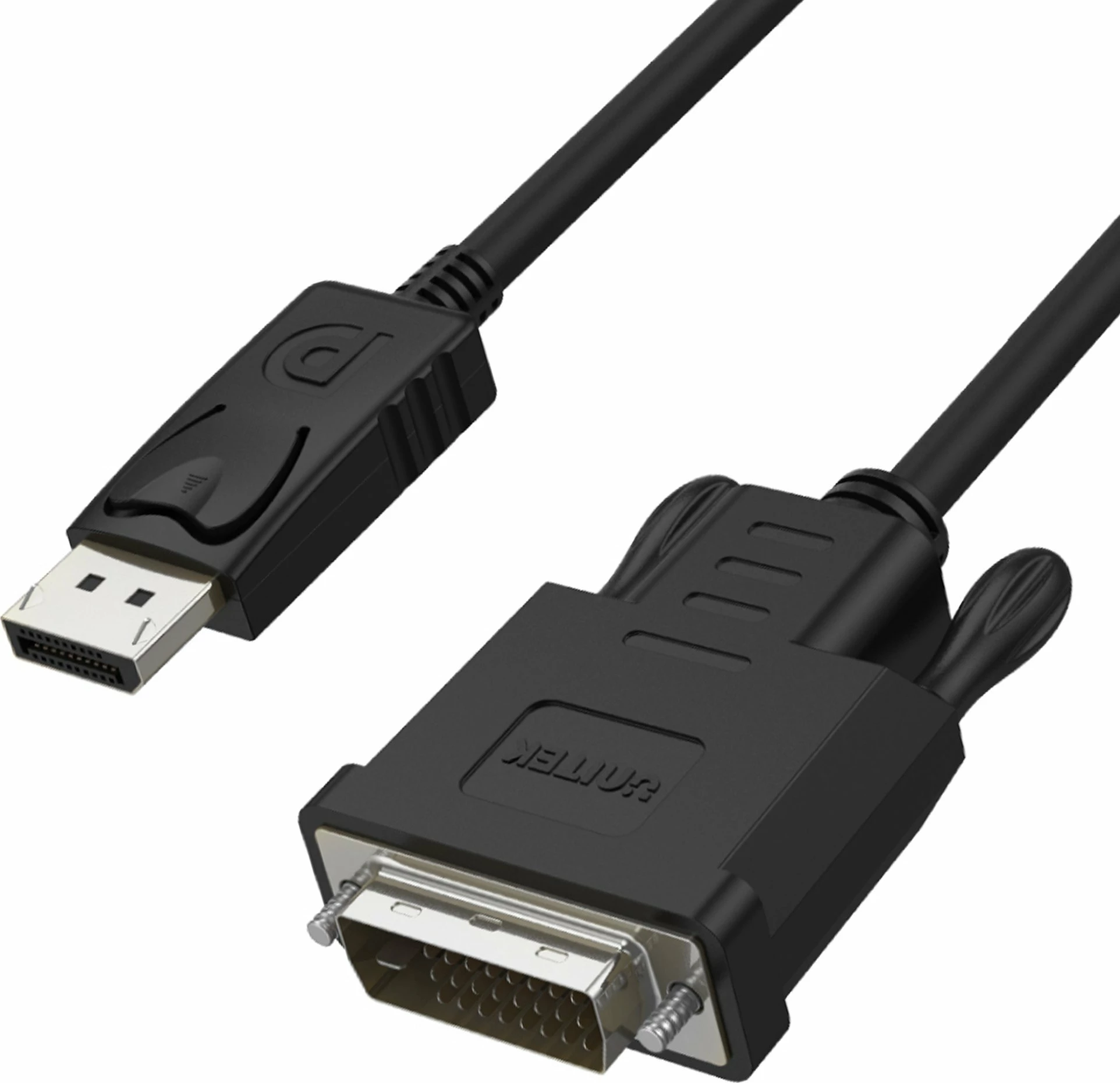 Kablë konvertuese DisplayPort në DVI-D Unitek Y-5118BA 1.8 m, e zezë