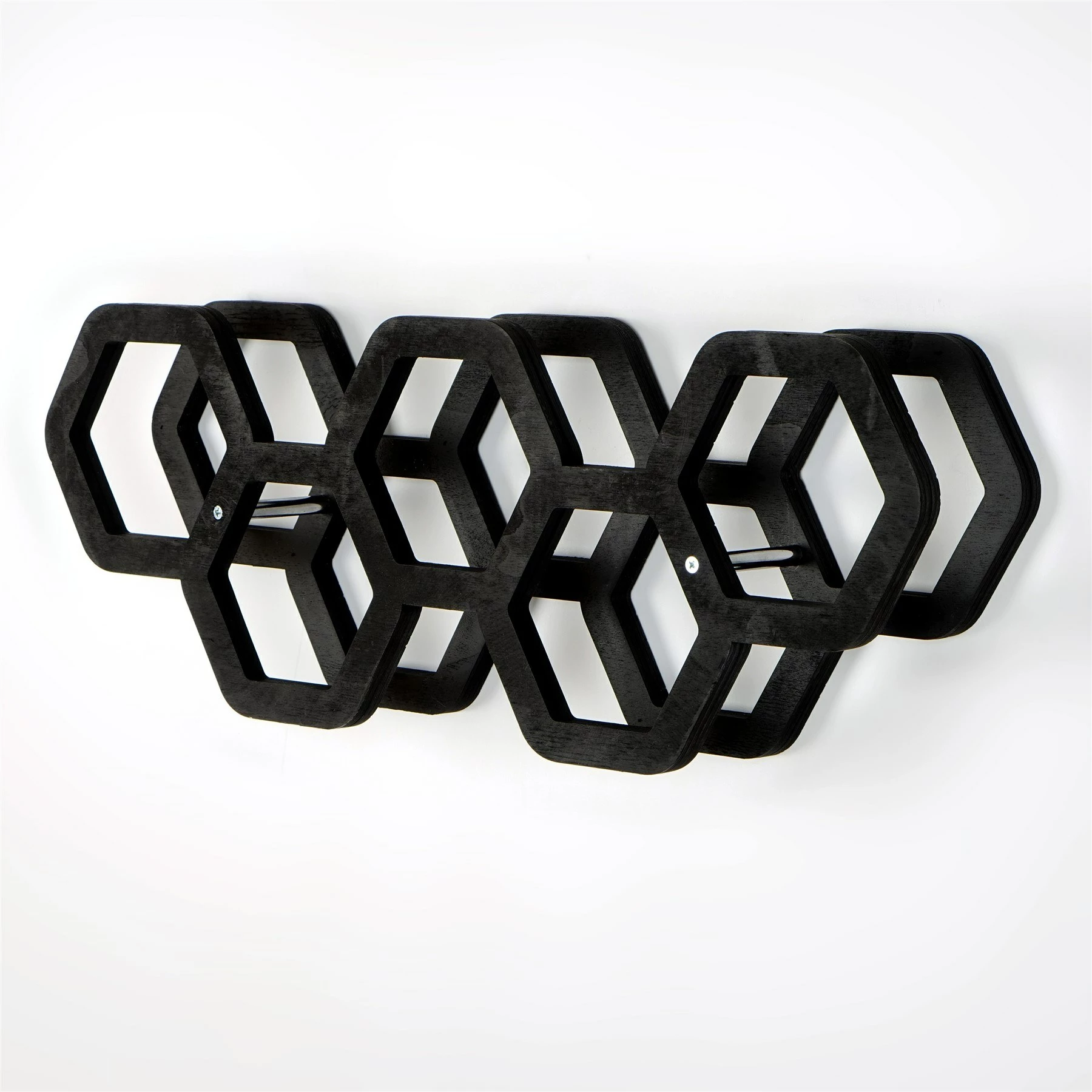 Mbajtës letre tualeti Hanah Home, Wc019, ngjyrë e zezë