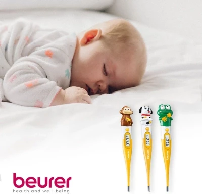 Termometër Beurer BY 11 Monkey, e verdhë/kaftë