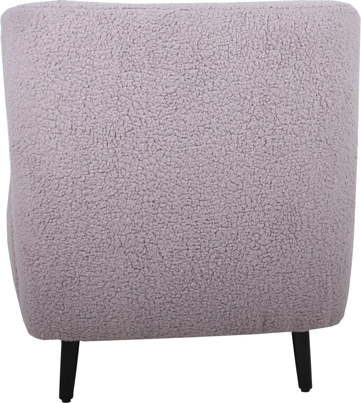 Fotel ONE ONLY, kadife gri, 84.5x89x93 cm