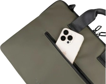 Çantë laptopi Tucano Gommo Slim BSGOM1314-VM, 13-15 inç, ngjyrë e gjelbër