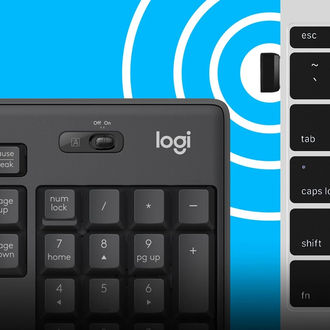 Set maus & tastierë Logitech MK295, të zeza