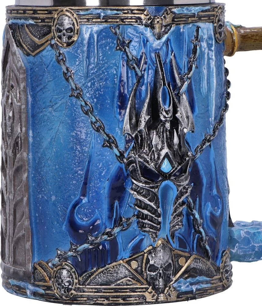 Mug NEMESIS NOW World of Warcraft The Lich King 15.5 cm, blu, me insert inox