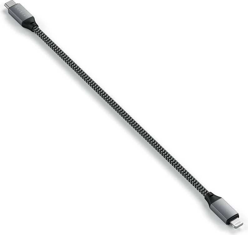 Kabl USB-C në Lightning Satechi, 0.25 m, antracit
