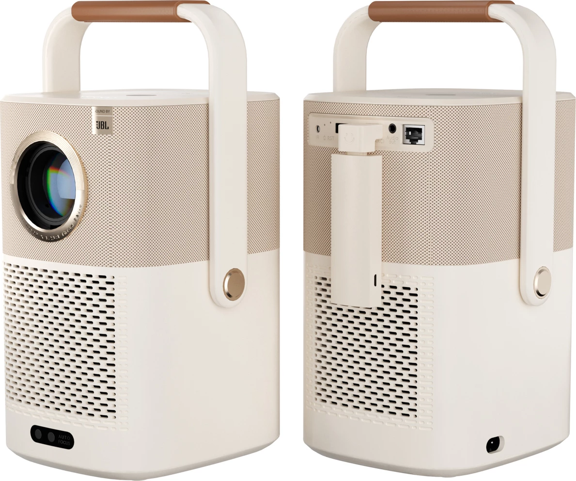 Projektor multimedia Yaber T2 Plus, Full HD 1080p, JBL Speakers, Google TV dongle, Bezhe