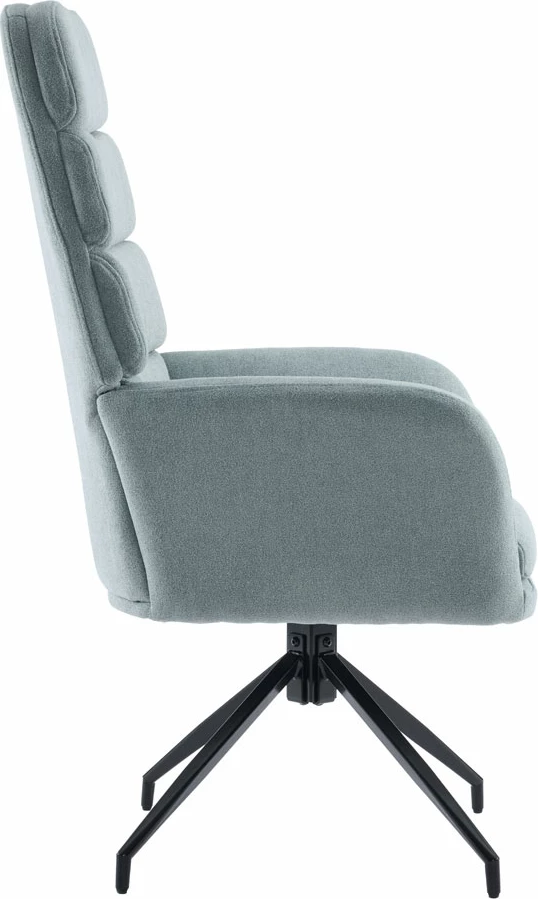 Karrige zyre rrotulluese GIRAR, ngjyrë mint, 70x69.5x113 cm