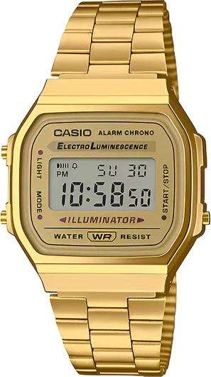 Orë dore Casio A168WG-9W, e artë