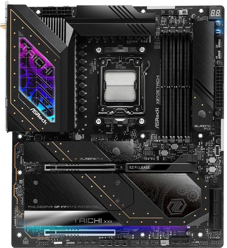 Pllakë amë ASRock X870E Taichi, Socket AM5