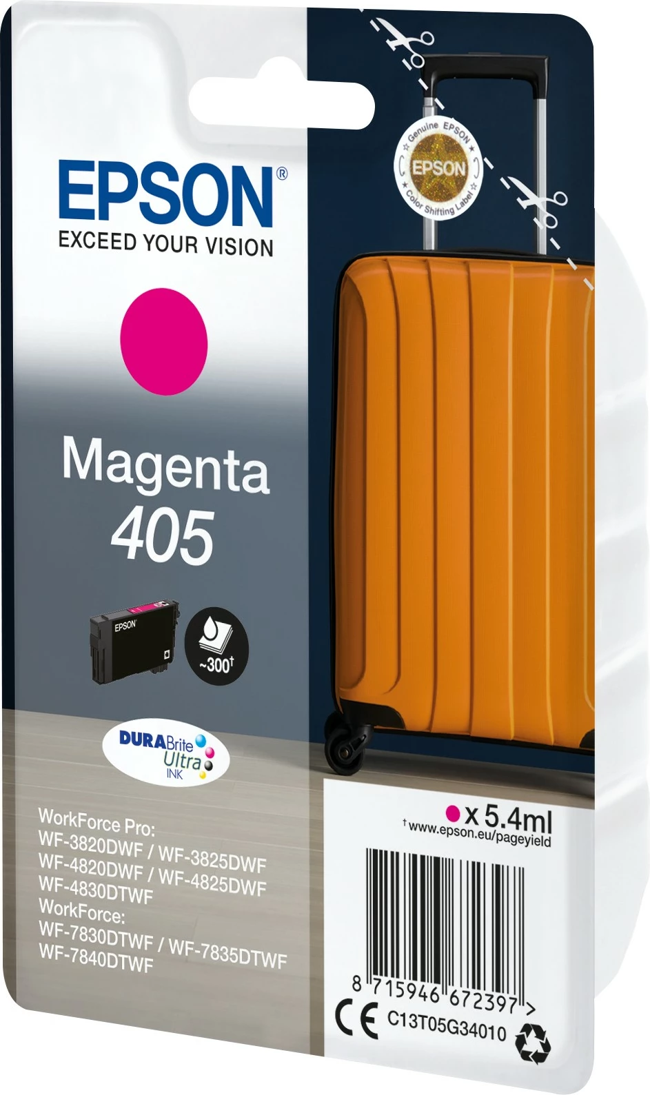 Toner Epson 405 DURABrite Ultra, Magenta