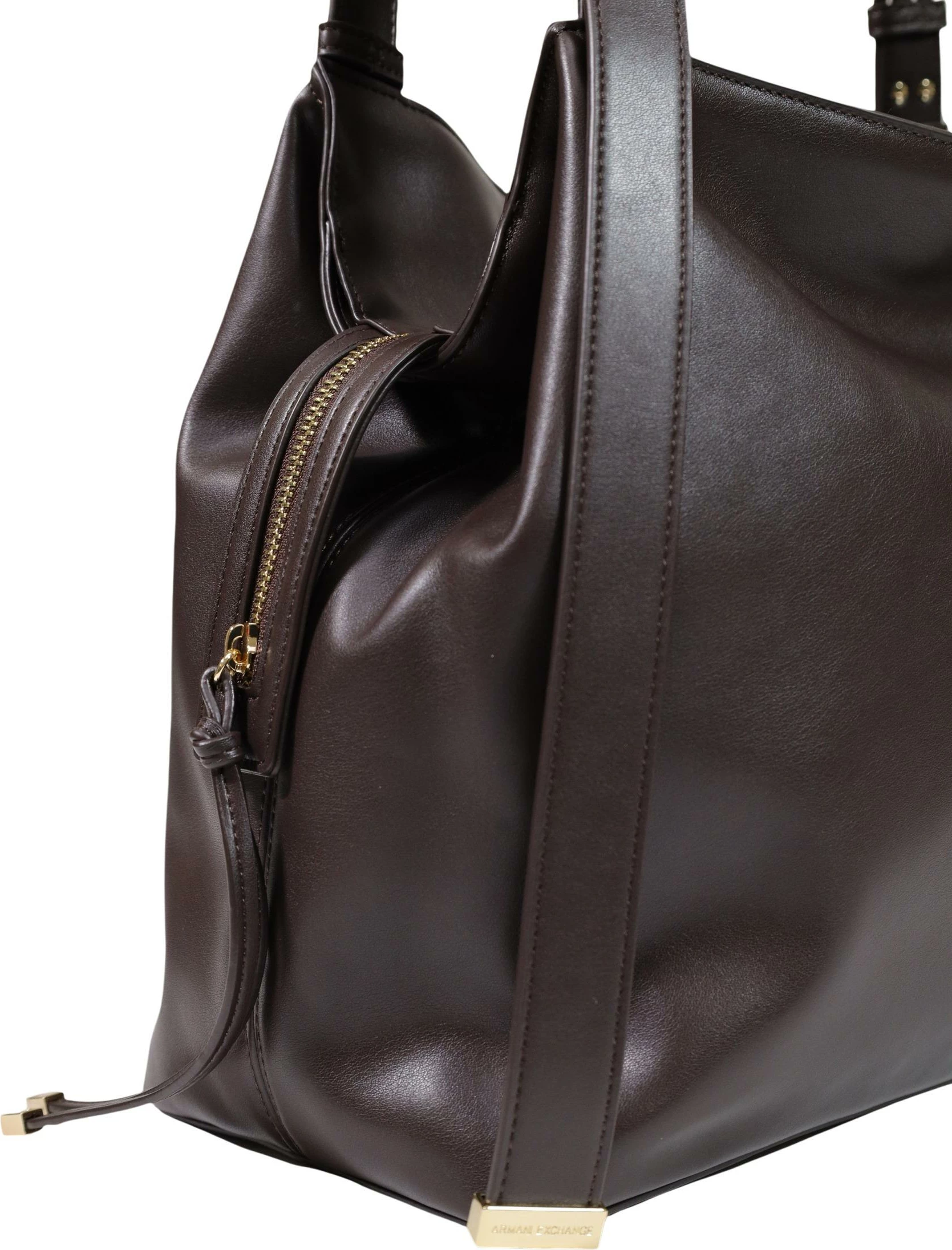 Çantë krahu për femra Armani Exchange XW002603 AF19902, kafe e errët