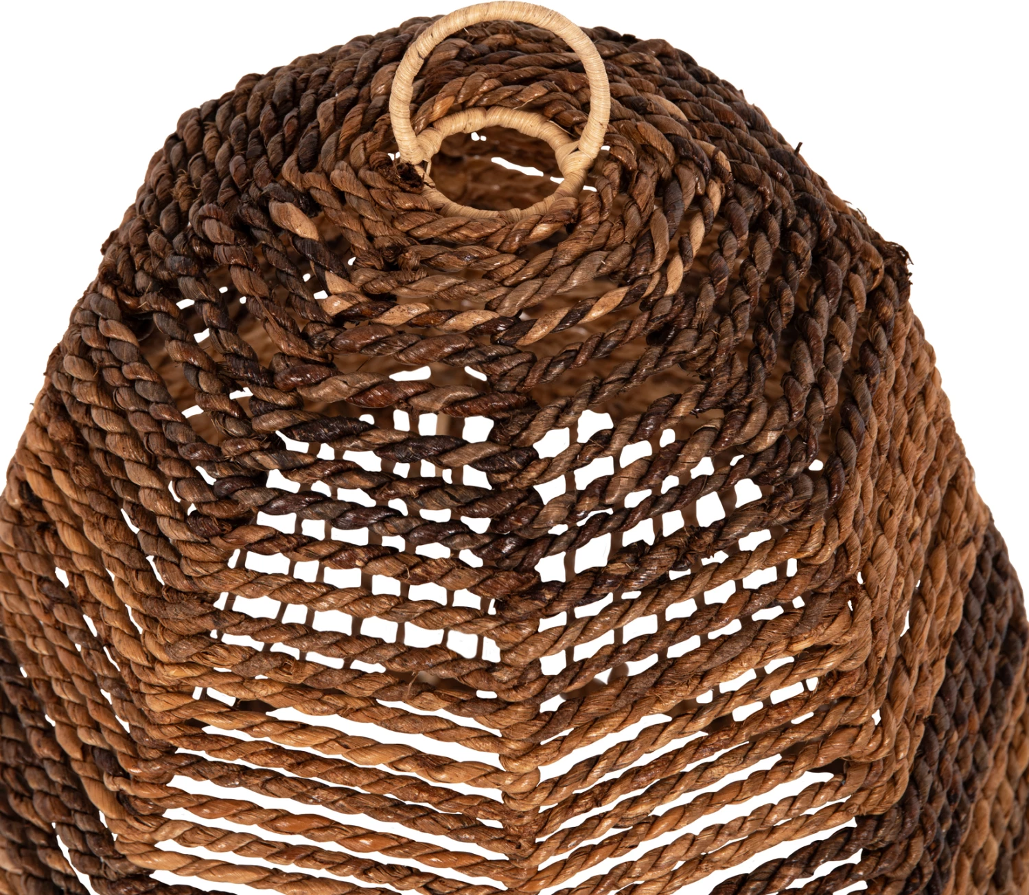 Llambë tavani varëse, fibra banane të thata, ngjyrë kafe, FH7859, 61x61-156cm