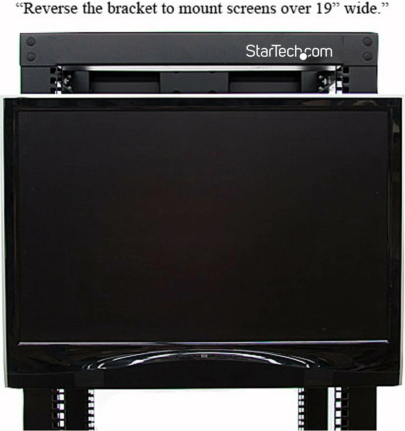 Mbajtëse monitori StarTech RKLCDBK, VESA 75/100, për rack 19", 4U, e zezë