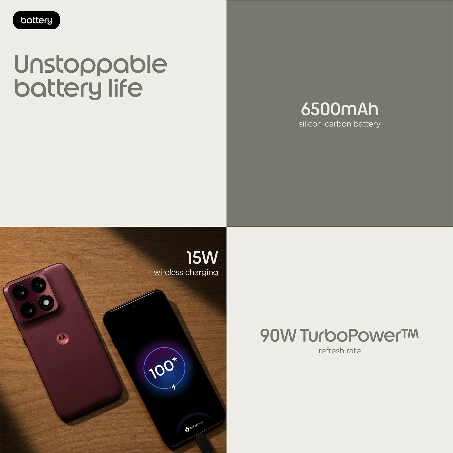 Celular Motorola Edge 70 Pro, 8GB RAM, 256GB, Zinfandel
