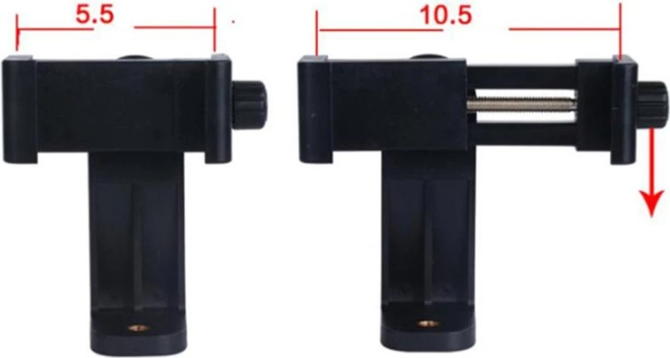 Mbajtës gjoksi për kamera sportive, Hurtel, 360° tripod rrotullues, qëndrim telefoni, i rregullueshëm, e zezë