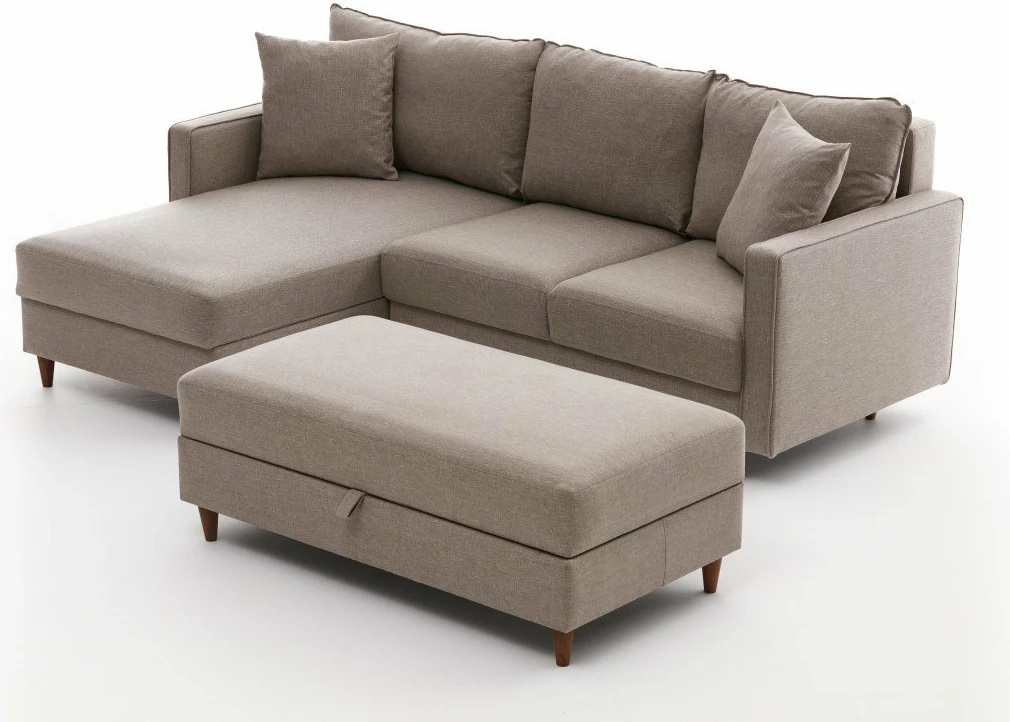 Këndare Eva, ngjyrë krem, Atelier del Sofa, kënd i majtë