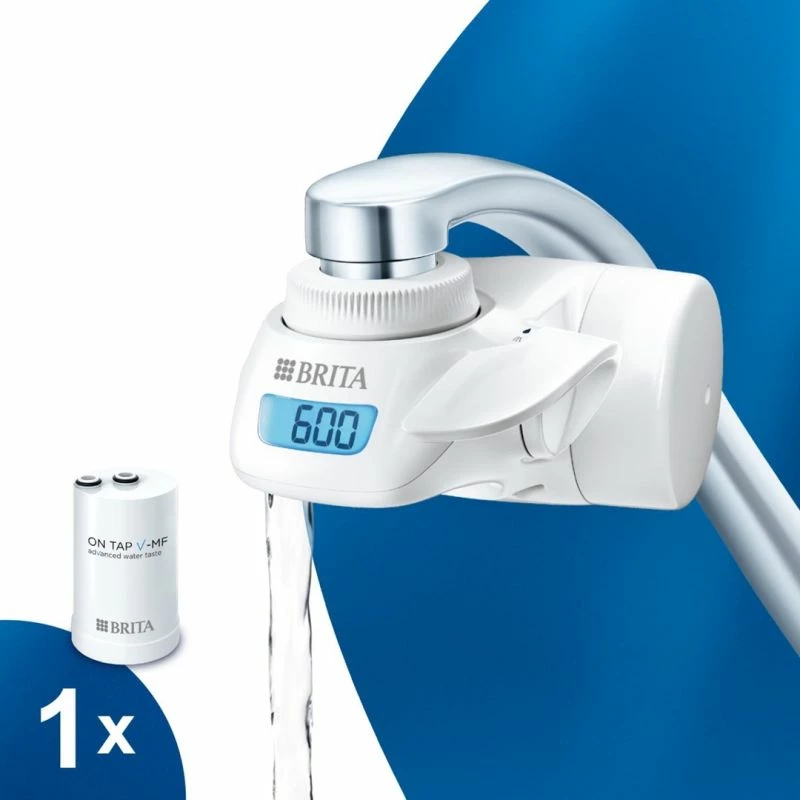 Filtru uji për rubinet BRITA ON TAP Pro V-MF (CU CE2), i bardhë