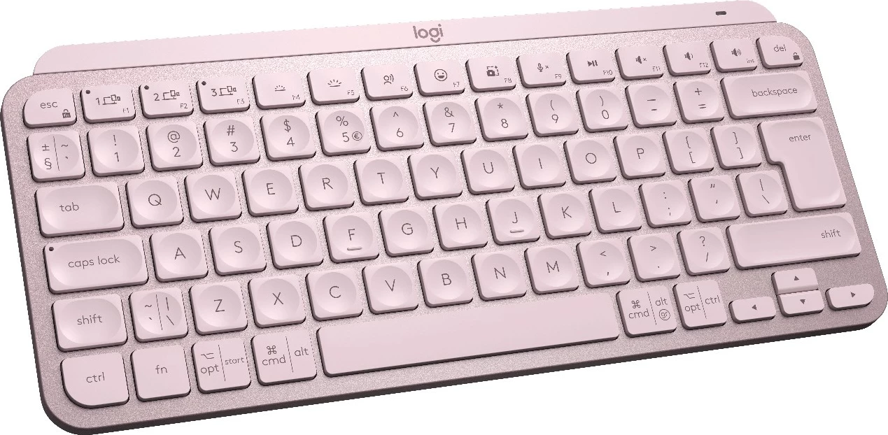 Tastierë Logitech MX Keys Mini, Wireless, LED, Pink