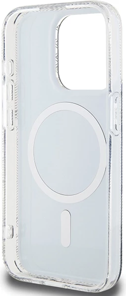 Mbështjellës Guess IML GCube MagSafe për iPhone 15 Pro Max, i zi