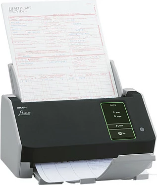 Skaner Ricoh fi-8040, 210 x 297 mm, 600 x 600 DPI, 24 bit, 8 bit, 40 ppm, 80 ipm