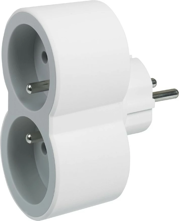 Ndarës prizash Legrand 2x2P+Z, 049431, i bardhë