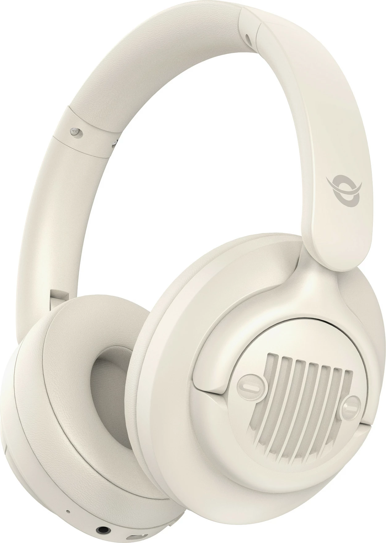 Kufje wireless Conceptronic, BT 5.4, stereo, 30 orë, anulim zhurme, e bardhë
