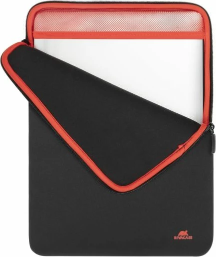 Këllëf (sleeve) për laptop RIVACASE 5224, deri 15.6\", për MacBook Air/Ultrabook, memory foam, i zi