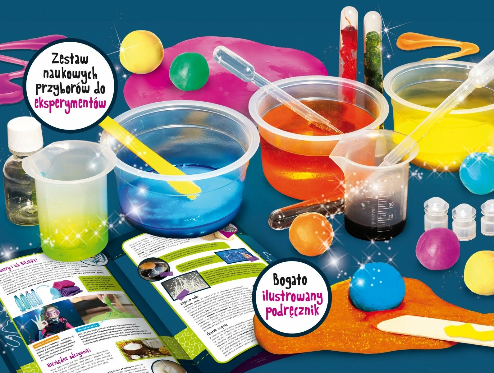 Set shkencor, Lisciani I'm a Genius - Slime Factory 304-PL83916, krijim slime dhe eksperimente, për fëmijë 8+