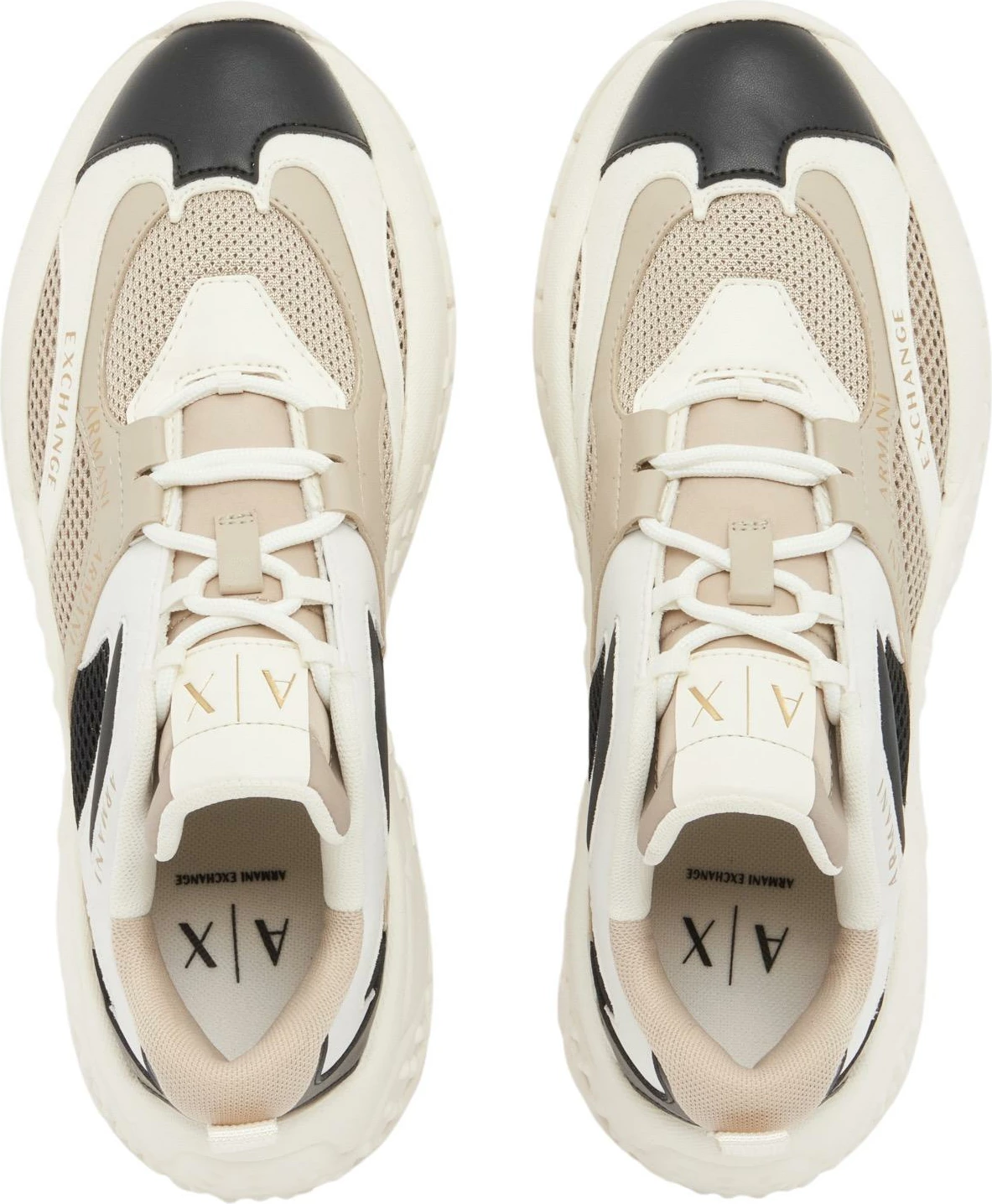 Atlete për femra Armani Exchange XDX120 XV708, të zeza-bezhë [Madhësia: 36]